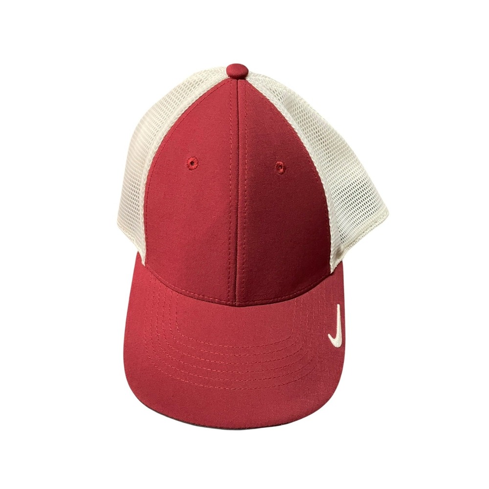 Mens Nike Dri-FIT Mesh Back Cap (Team Red/White) Size - L/XL